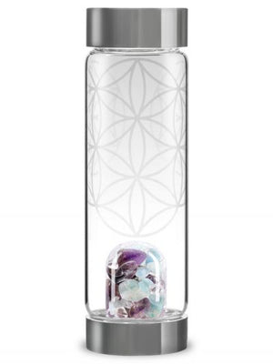 ViA Gem Water Bottle - Flower of Life